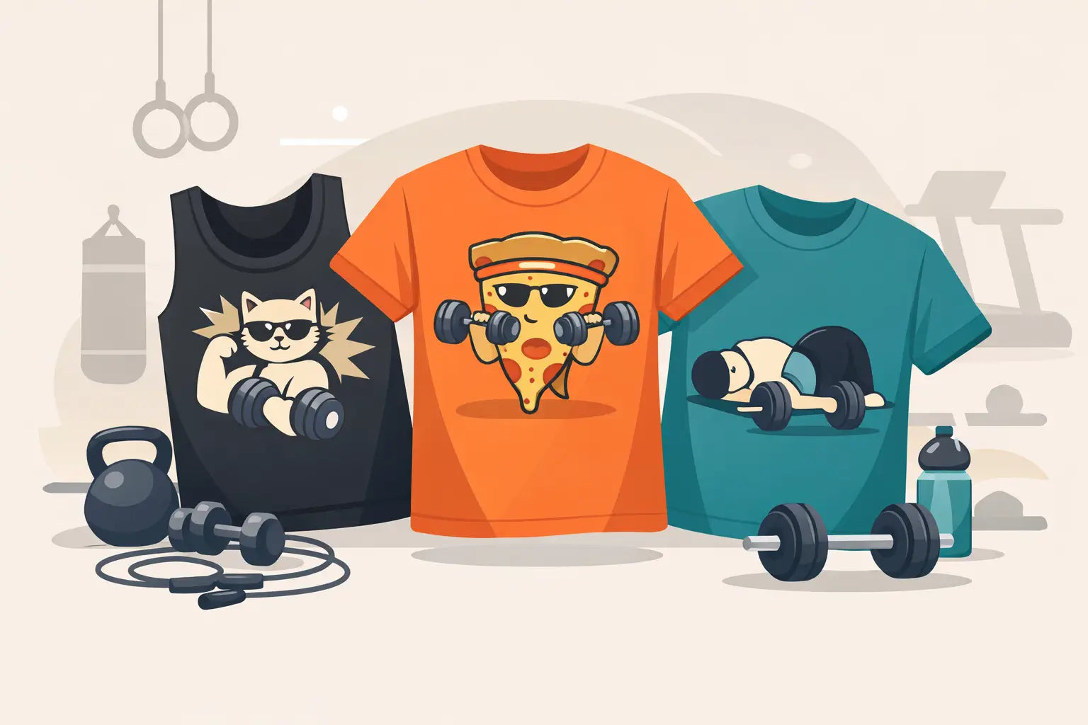 Funny Workout Shirts With Sayings That Hit