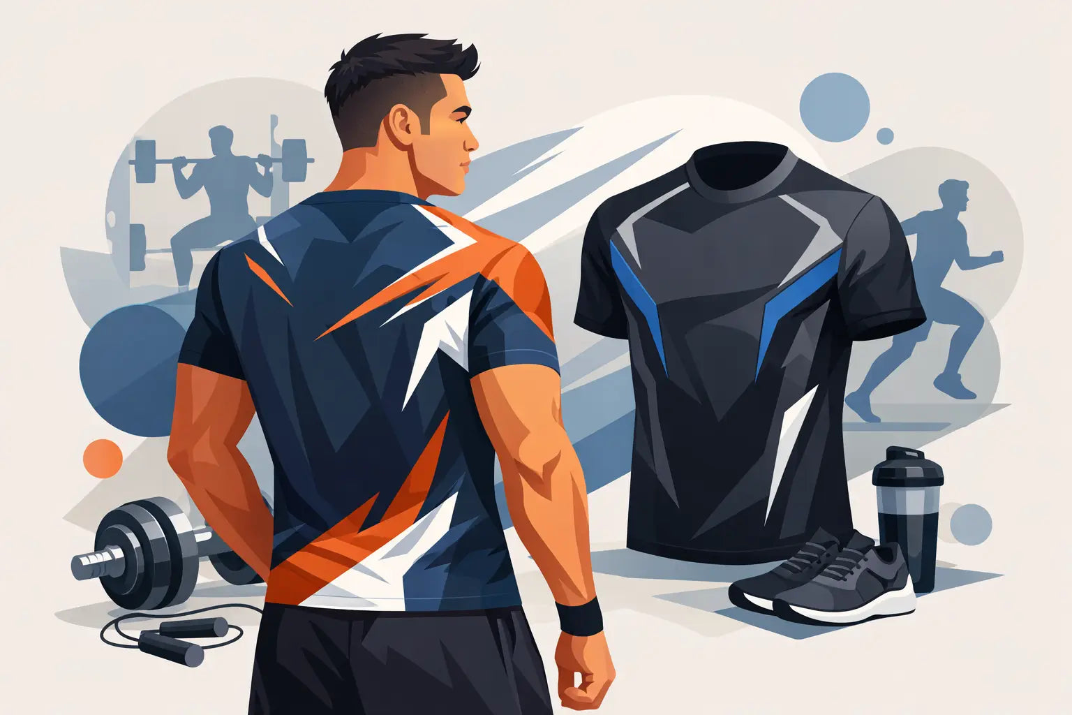 Custom Printed Gym Shirts for Men That Hit