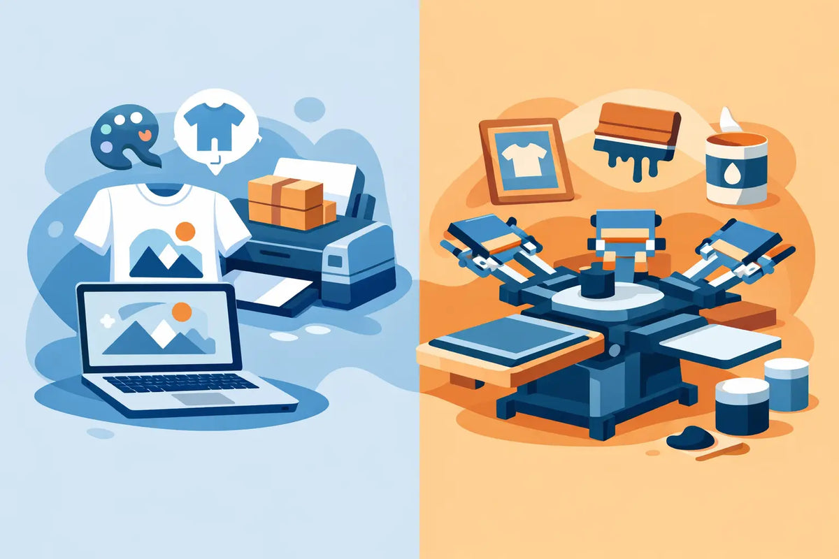 Print on Demand vs Screen Printing