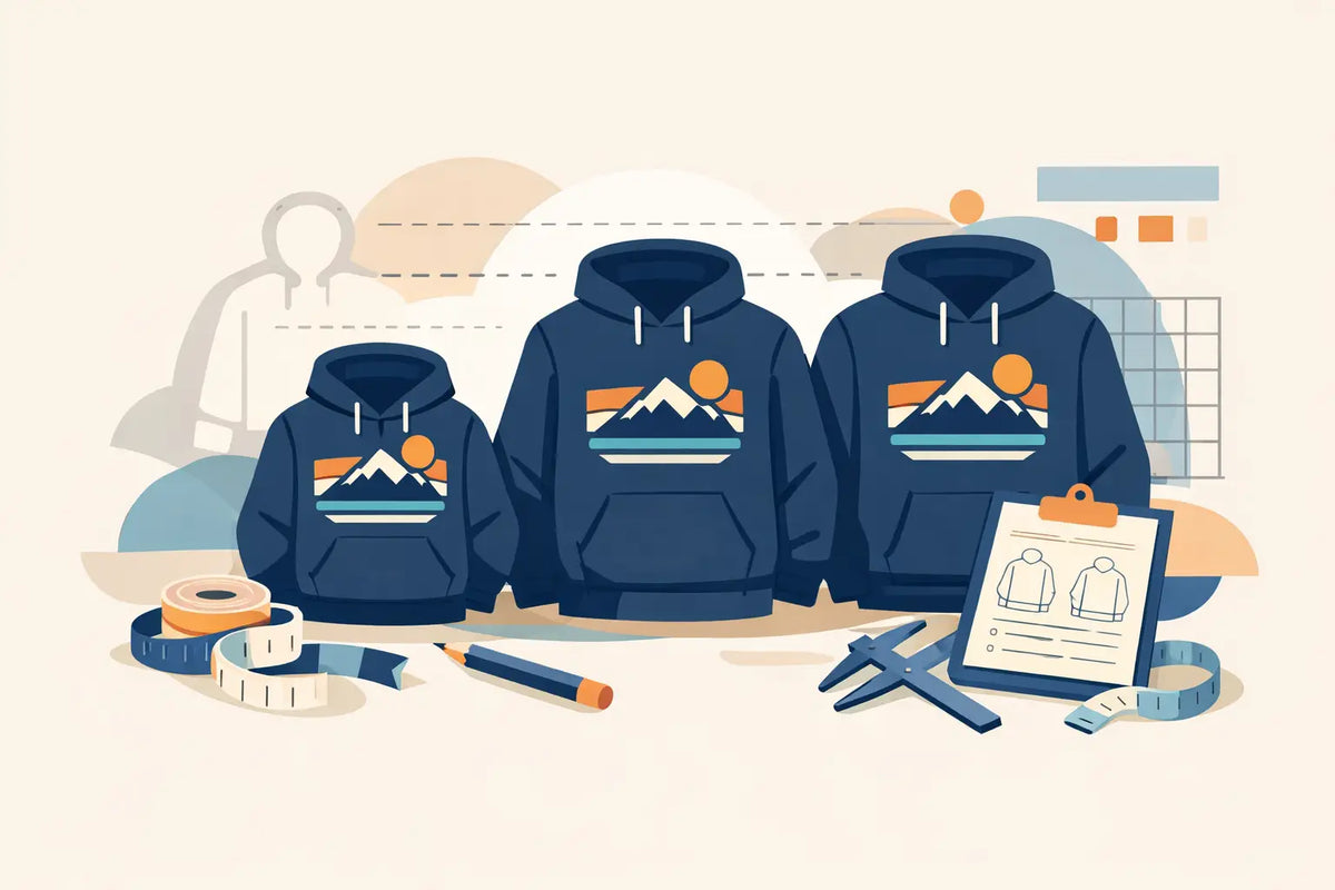 Graphic Hoodie Size Chart Guide