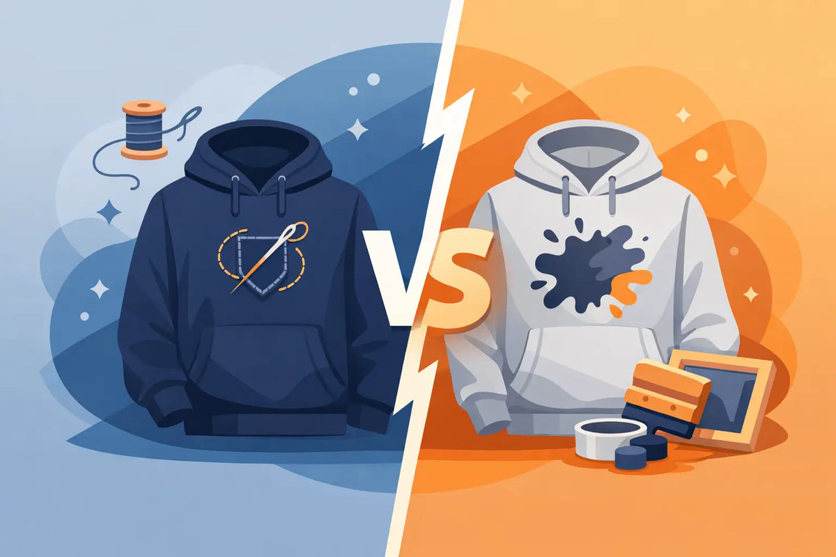 Embroidered vs Printed Hoodies: Which Wins?
