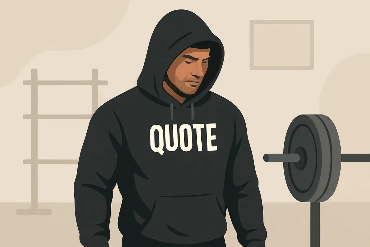 Gym Hoodies With Quotes That Hit Different