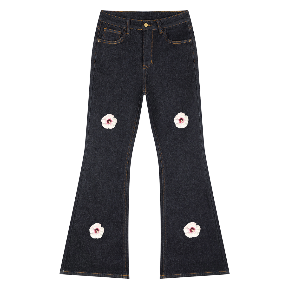 Women's High-Rise Flared Jeans