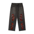 Vintage Wash Heavyweight Denim Jeans
