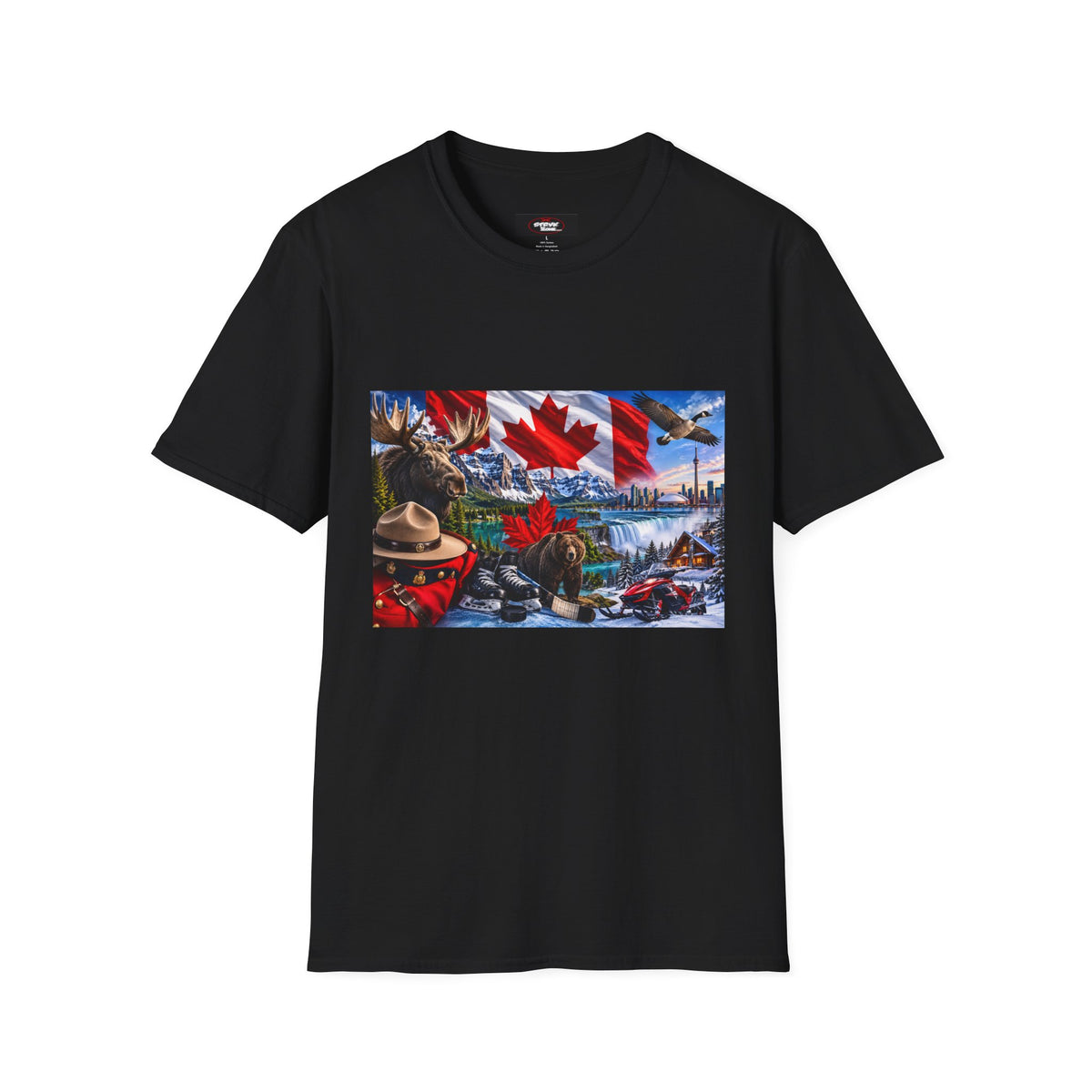 Canada Pride T-Shirt – Maple Leaf Landscape Graphic Tee
