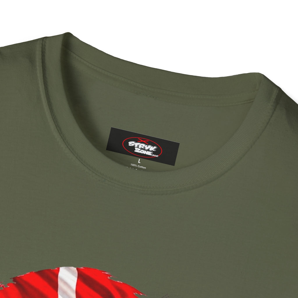 Denmark Travel T-Shirt — Copenhagen Landmarks & Viking Collage Tee
