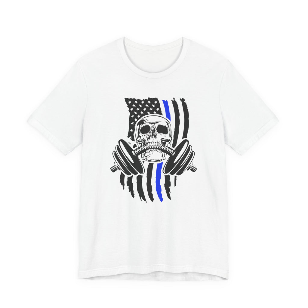 Amplified Skull Barbell Tee