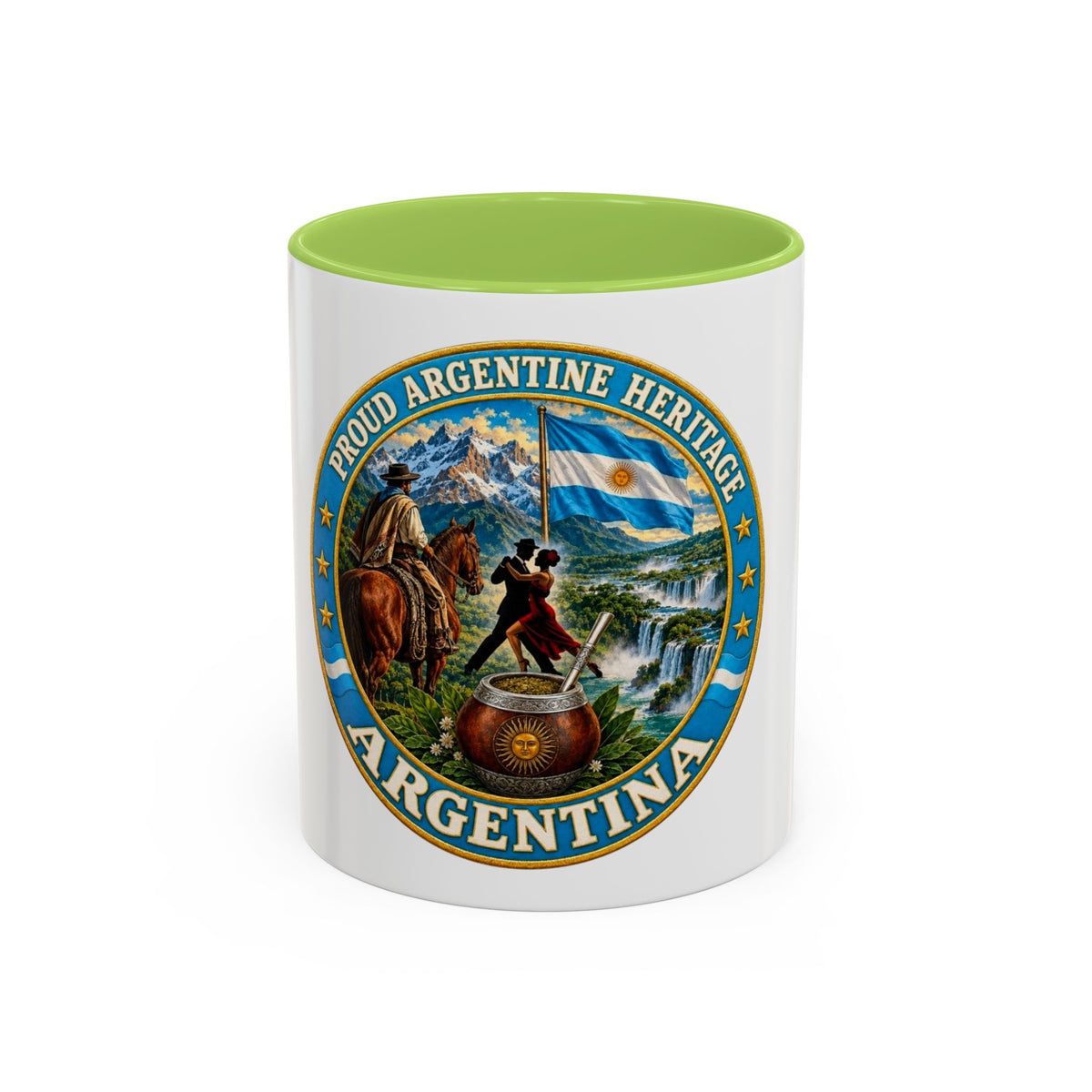 Argentina Heritage Coffee Mug — Proud Argentine Heritage Design (11/15oz)