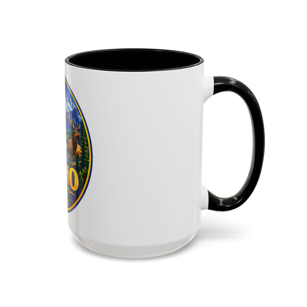 Idaho Gem State Coffee Mug — Mountain, Elk & Potato Travel Souvenir (11/15oz)