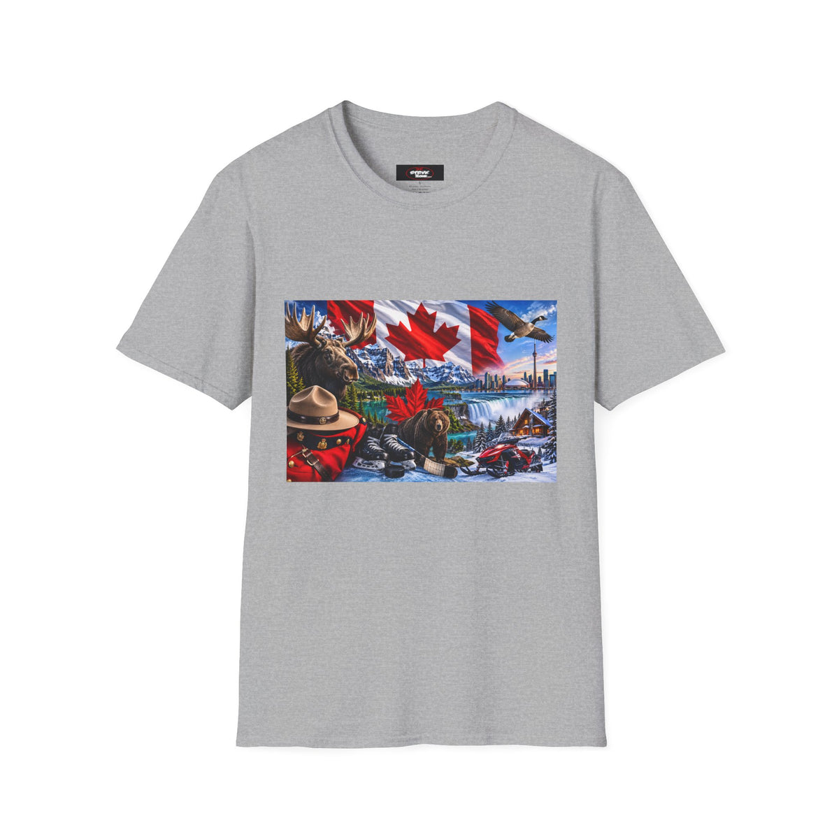 Canada Pride T-Shirt – Maple Leaf Landscape Graphic Tee