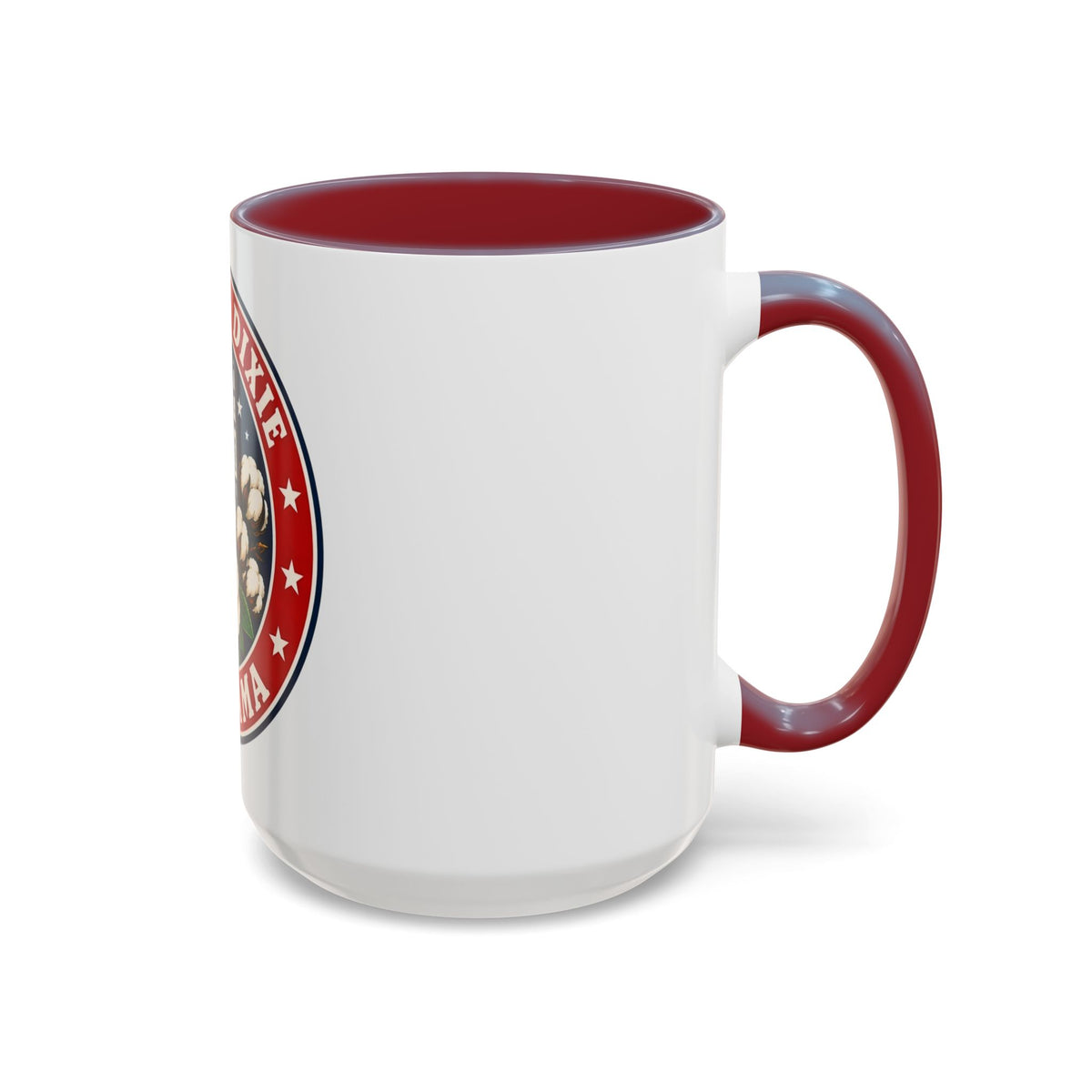 Alabama 'Heart of Dixie' Accent Coffee Mug — Magnolia & Yellowhammer State Pride