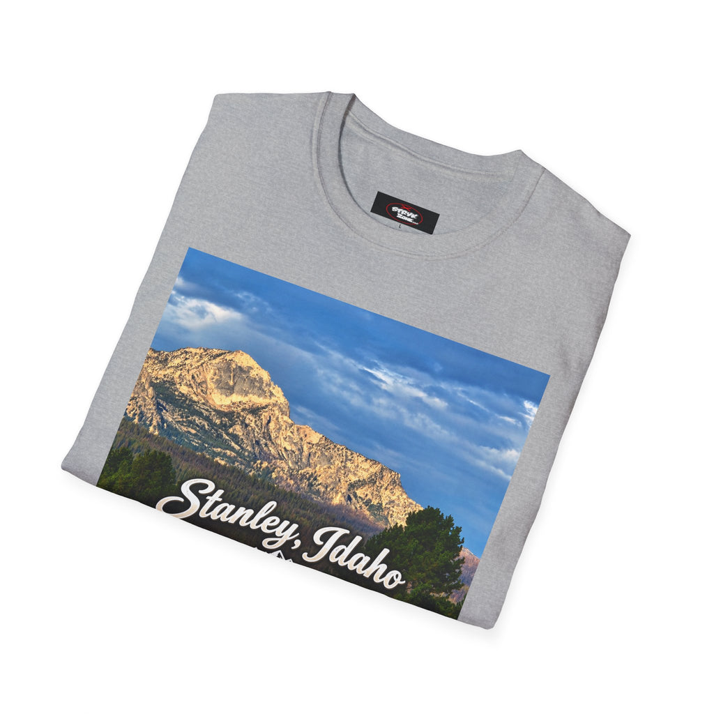 Stanley Idaho Scenic T-Shirt — Vintage Mountain Photo Tee