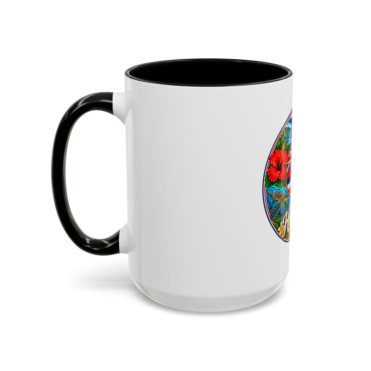Hawaii Scenic Accent Coffee Mug - Island Seal Design (11/15 oz)