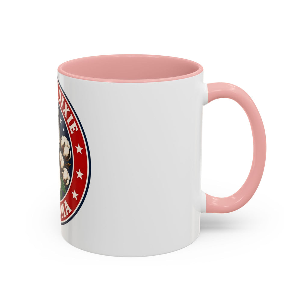 Alabama 'Heart of Dixie' Accent Coffee Mug — Magnolia & Yellowhammer State Pride