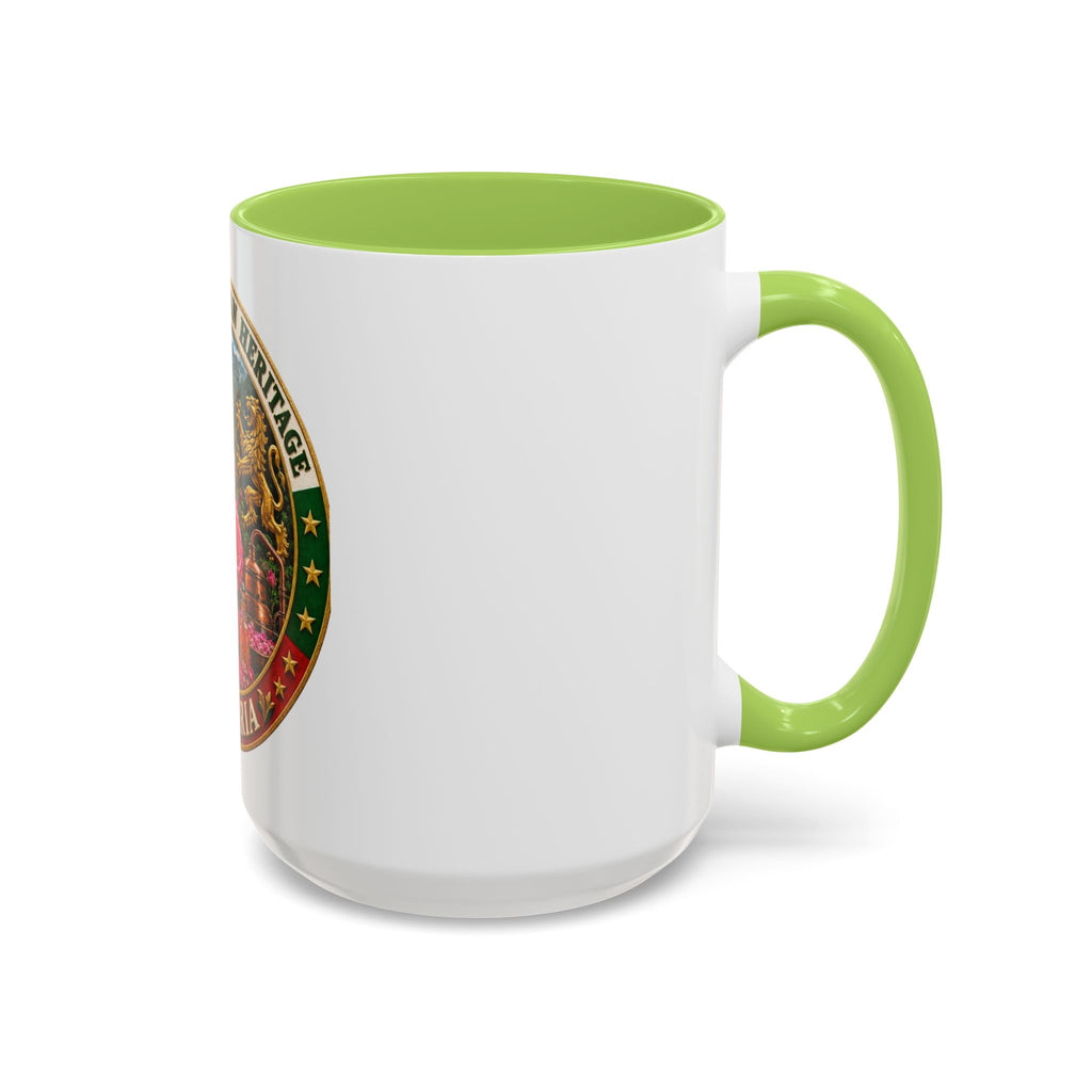Bulgaria Pride Coffee Mug — 'Proud Bulgarian Heritage' Accent Ceramic Mug (11/15oz)