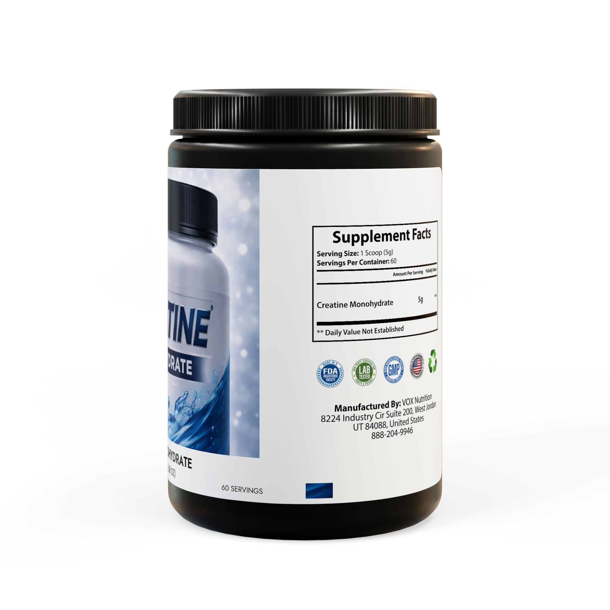 Creatine Monohydrate Supplement (300g, 10.58oz)