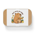 Bento Lunch Box — Capybara "Don't Worry Be Cappy" Cute Lunchbox