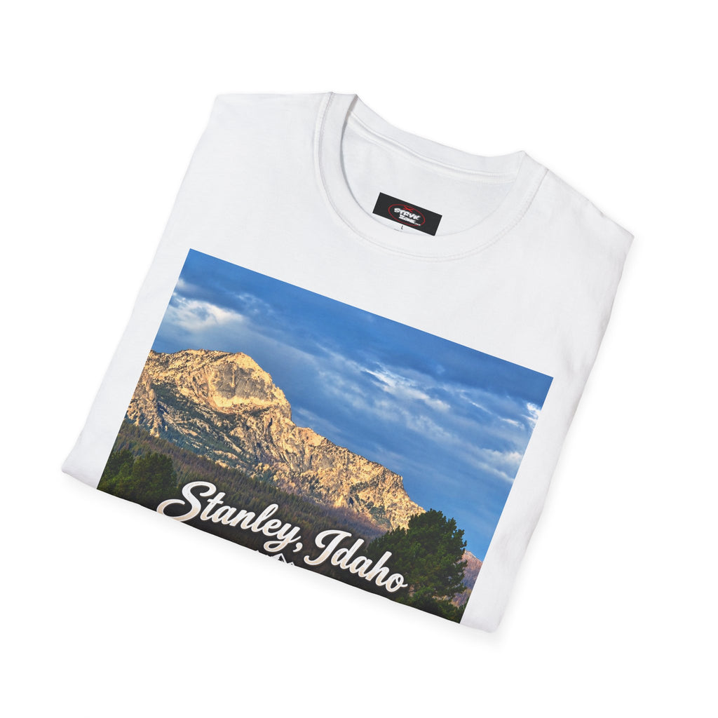 Stanley Idaho Scenic T-Shirt — Vintage Mountain Photo Tee