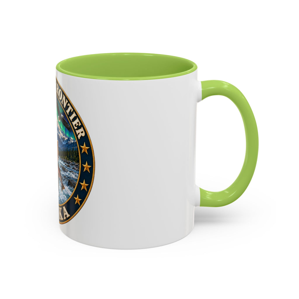Alaska The Last Frontier Mug — Bear & Northern Lights Coffee Cup (11/15oz)