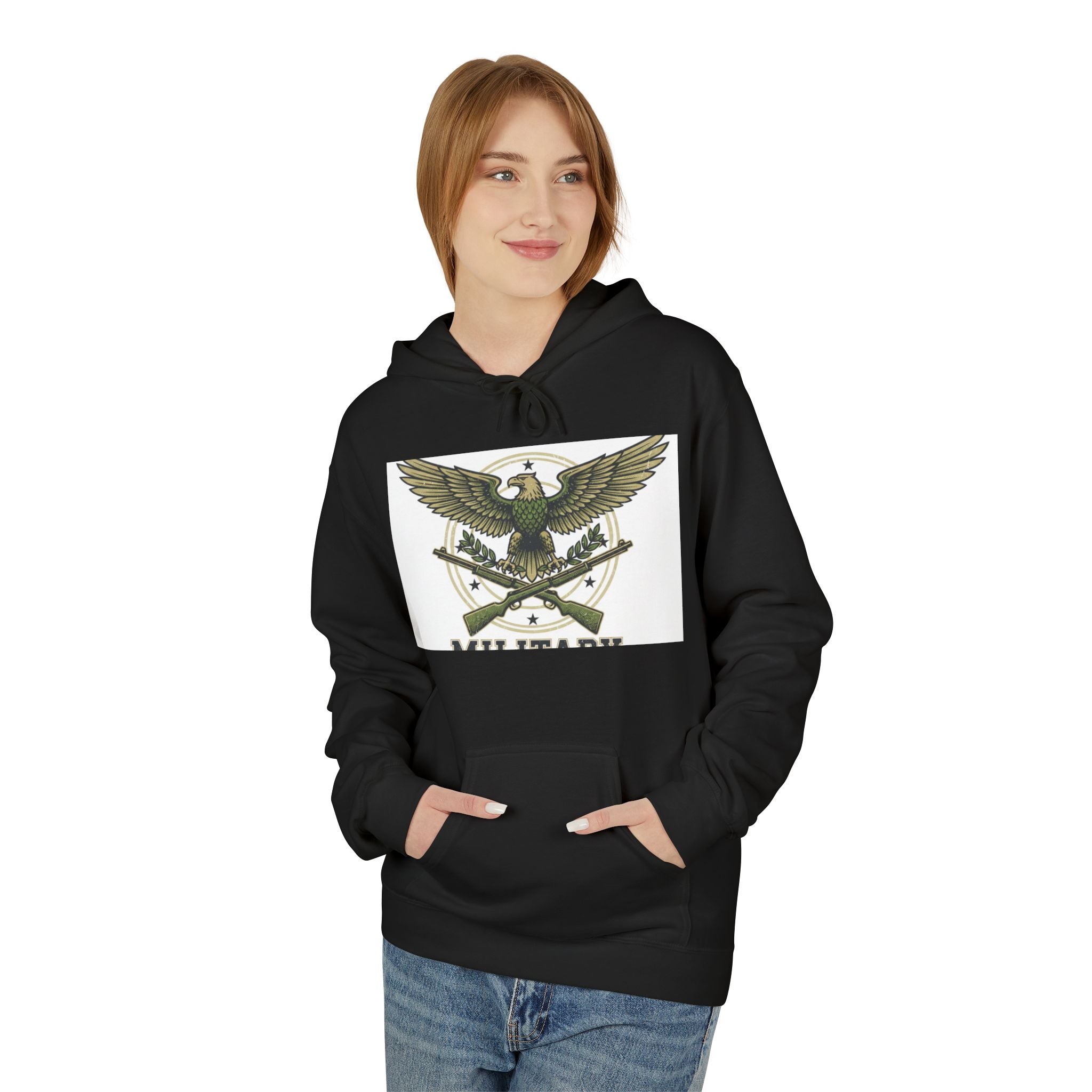Military Hoodie — Tactical Camouflage Fleece
