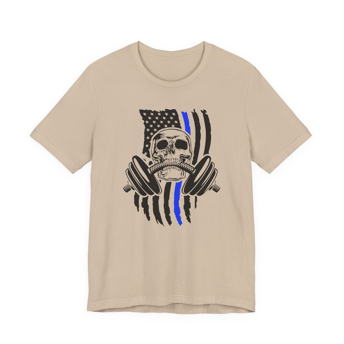 Amplified Skull Barbell Tee