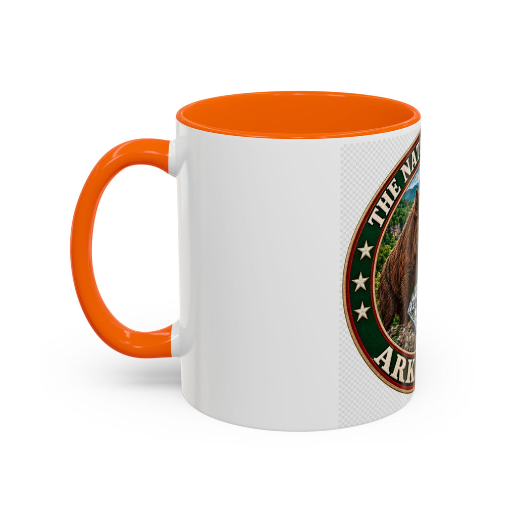 Arkansas State Mug - "The Natural State" Wild Boar, Diamond & Apple Blossom Coffee Cup (11/15oz)