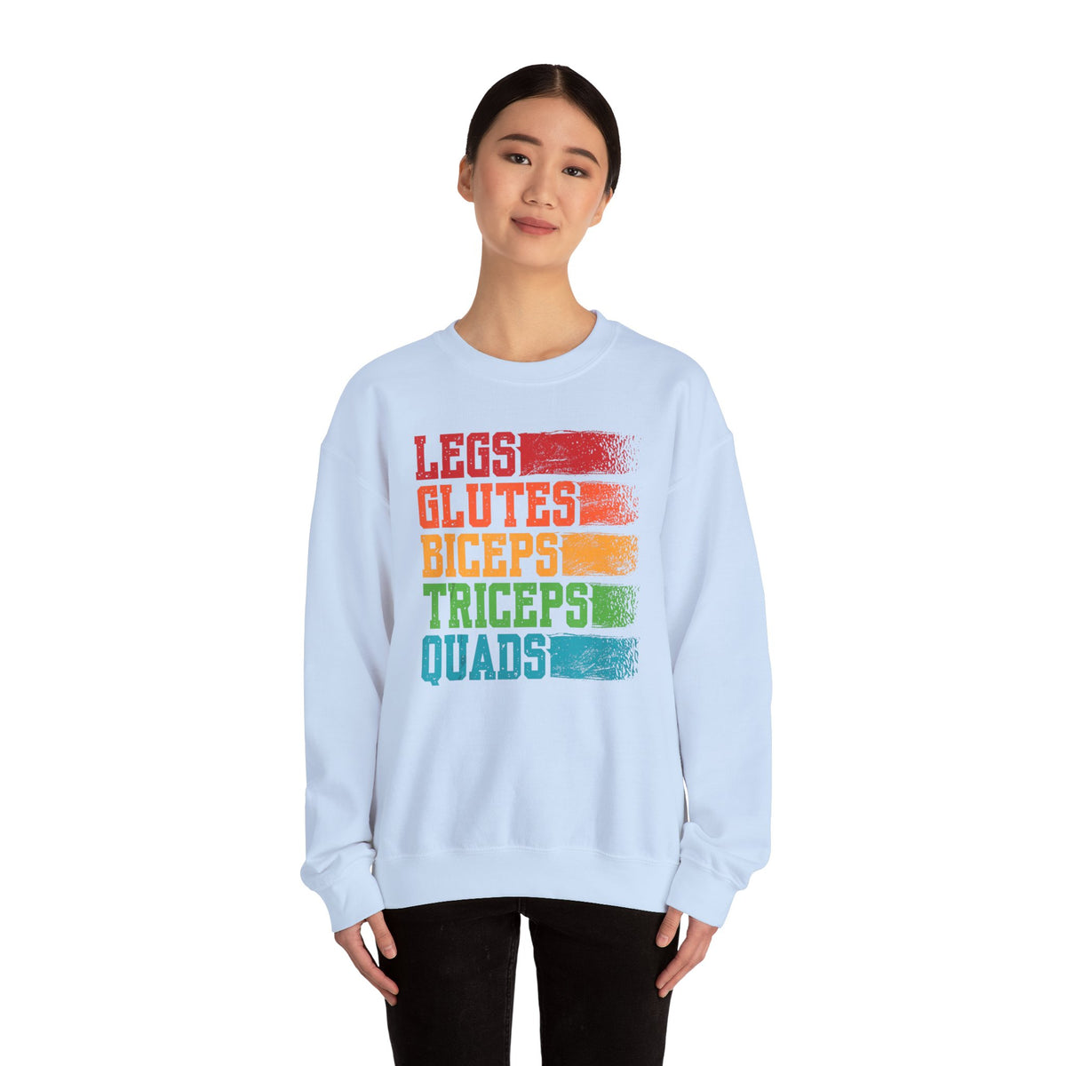 Retro Lift Rainbow Crewneck