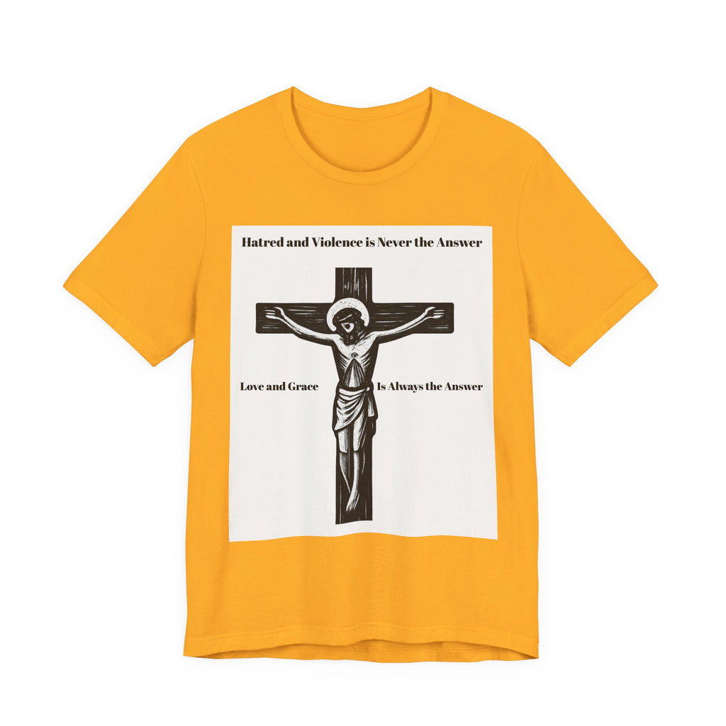 Jesus Crucifix T‑Shirt — Christian Faith Graphic Tee for Easter & Church