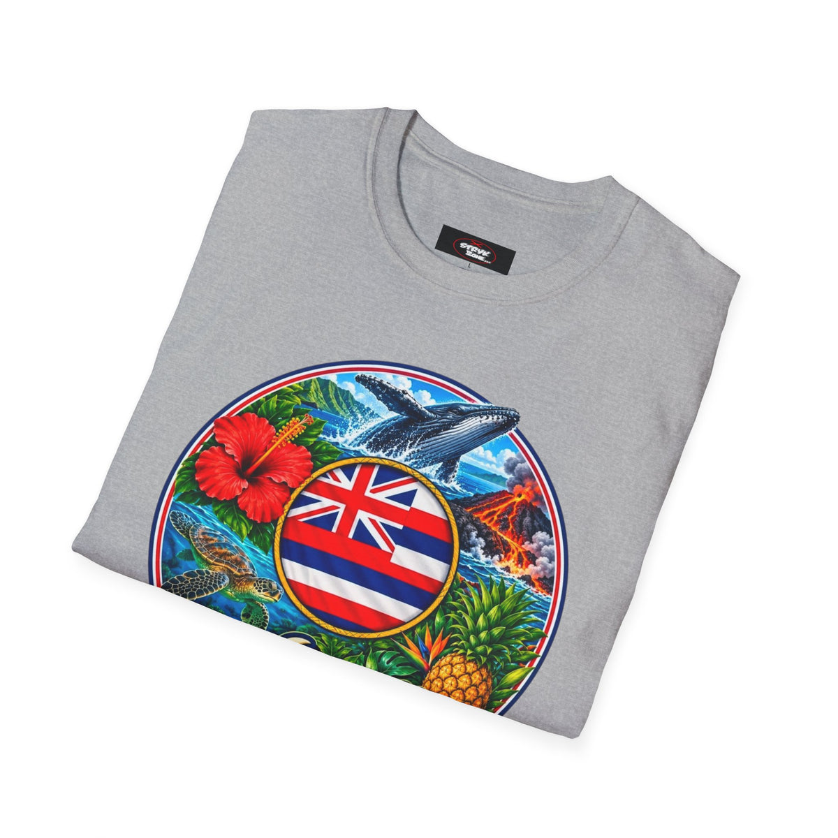 Hawaii Island Vintage Badge T‑Shirt