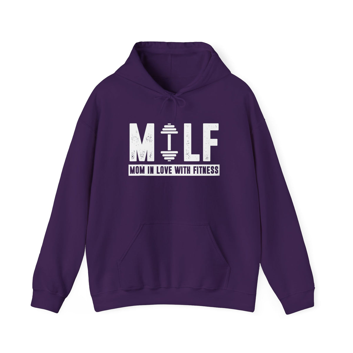 Fearless fit mom graphic on a hoodie