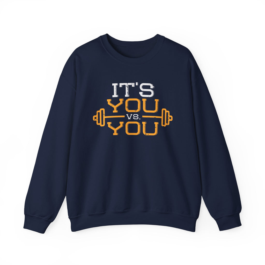 Bold Self‑Competition Crewneck