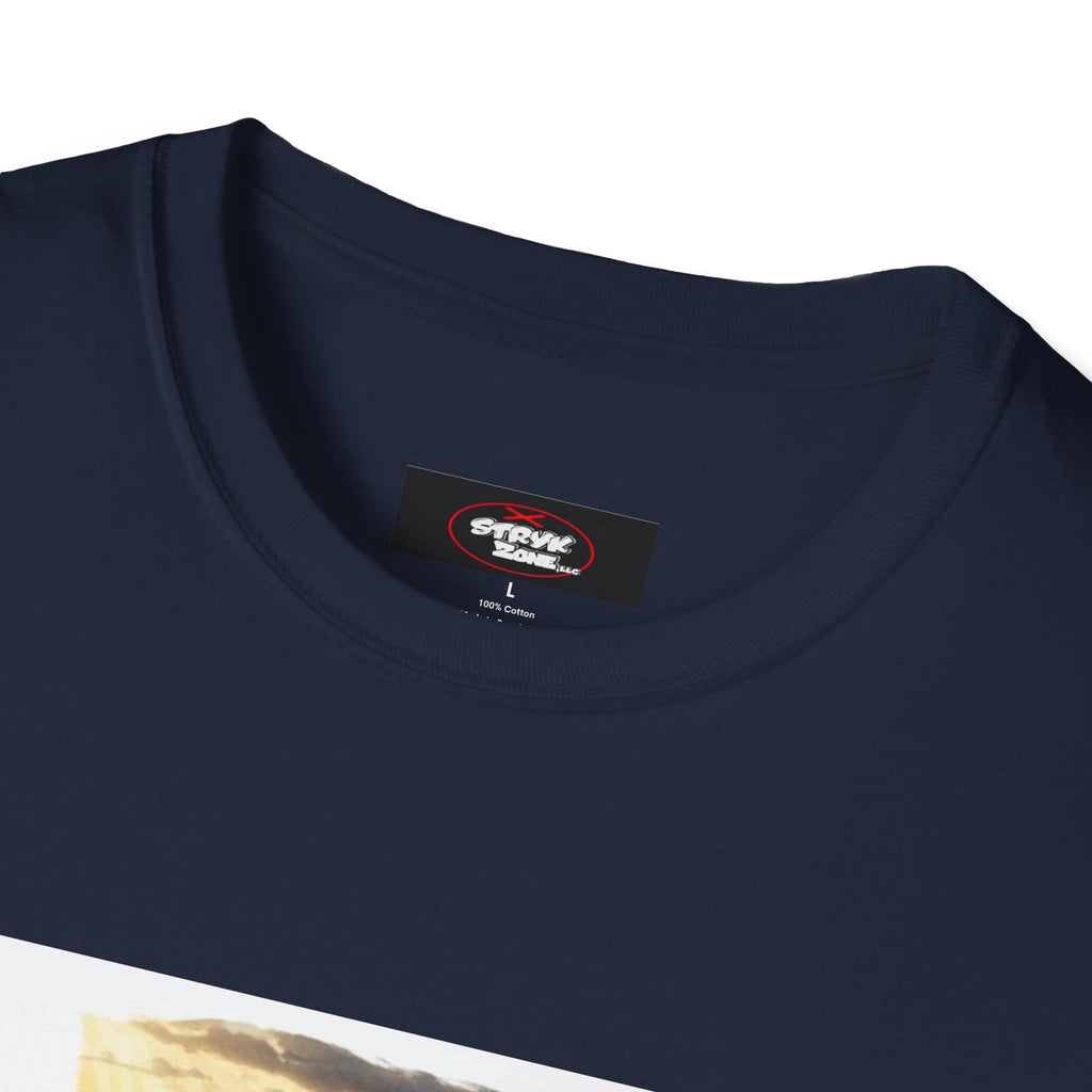 Italian Landmarks & Cuisine T-Shirt — Pizza, Colosseum & Flag Graphic