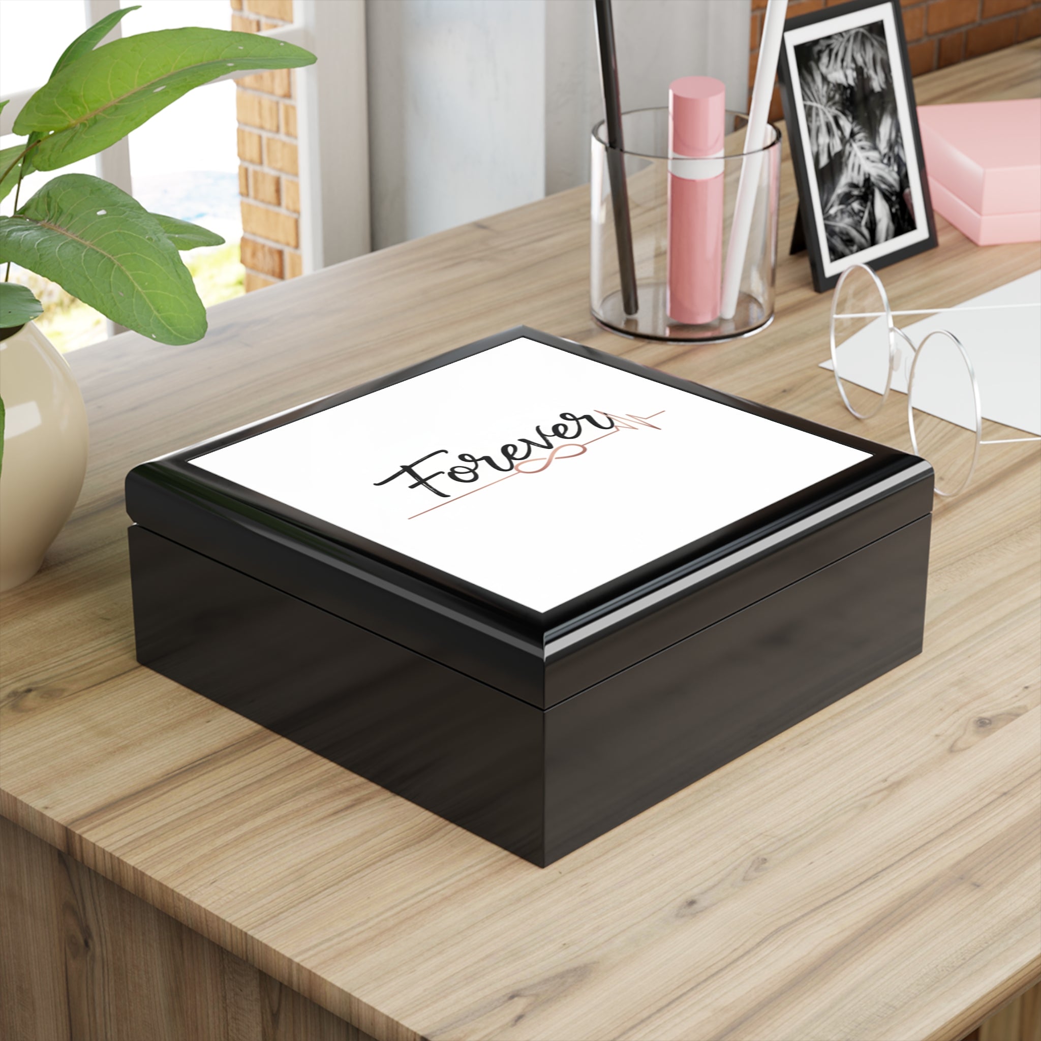 Forever Jewelry Box — Engraved Keepsake Trinket Box