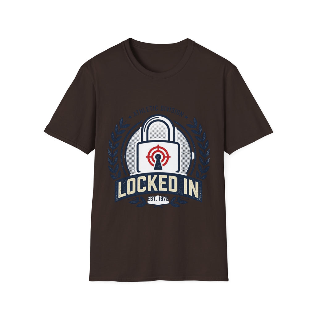 Locked In T-Shirt — Motivational 'Locked In' Graphic Tee