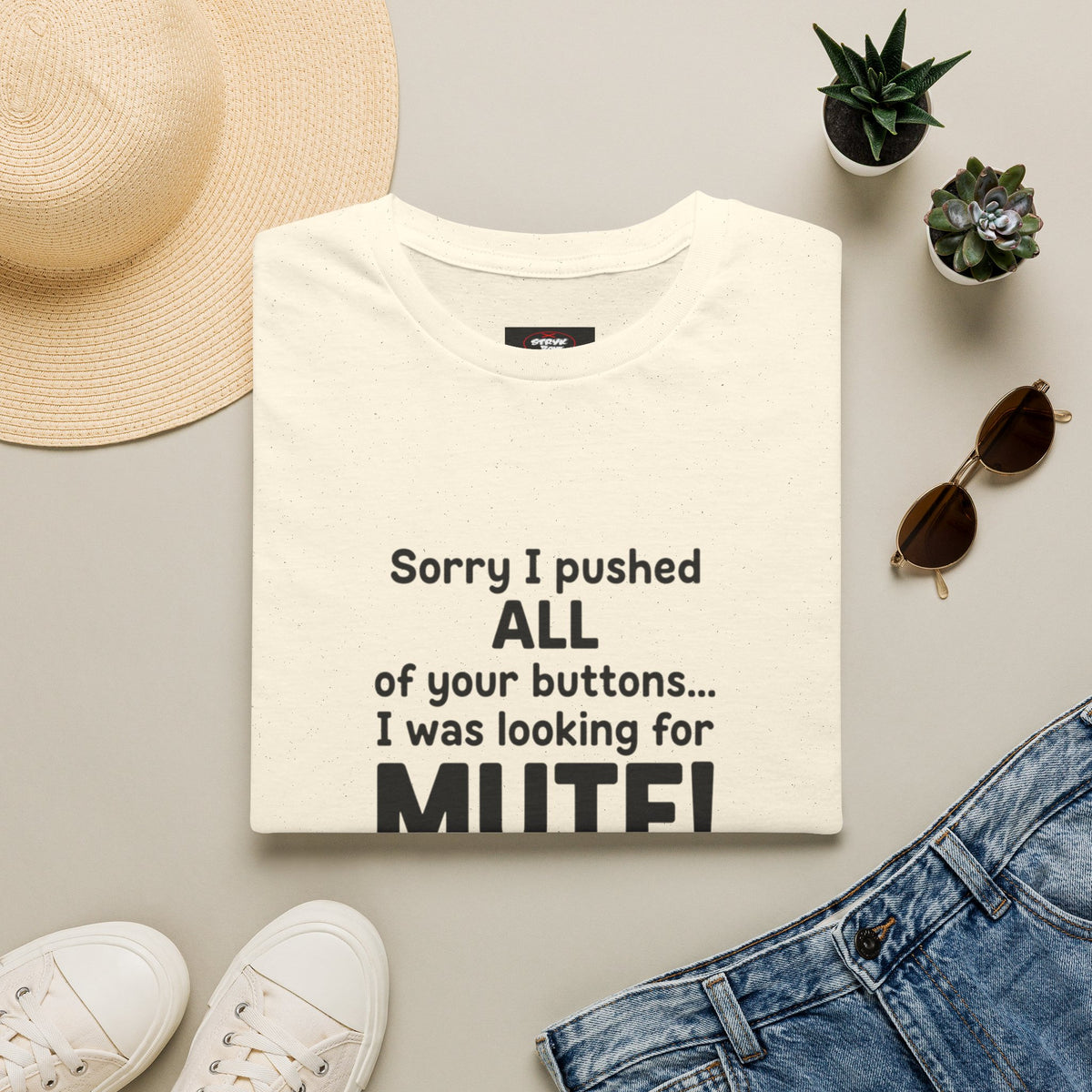 Funny "Sorry I Pushed All Your Buttons" T-Shirt