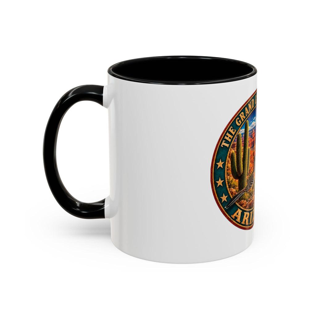 Arizona Grand Canyon Coffee Mug – Vintage State Seal Accent Mug (11/15 oz)