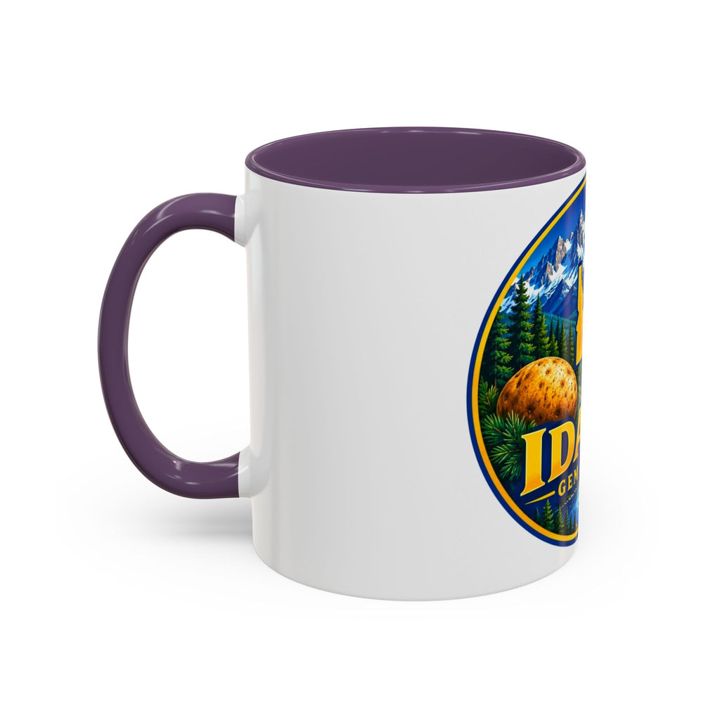 Idaho Gem State Coffee Mug — Mountain, Elk & Potato Travel Souvenir (11/15oz)