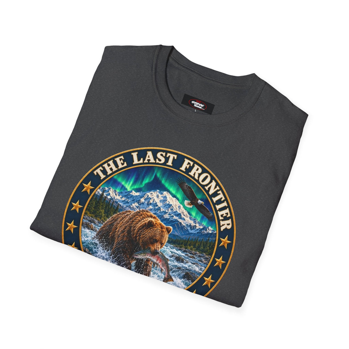 Alaska Bear T-Shirt — "The Last Frontier" Wilderness Graphic Tee