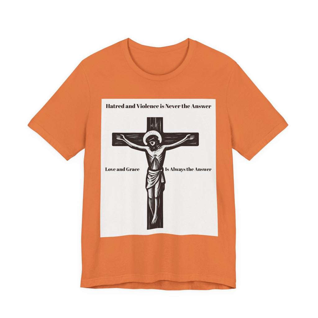 Jesus Crucifix T‑Shirt — Christian Faith Graphic Tee for Easter & Church