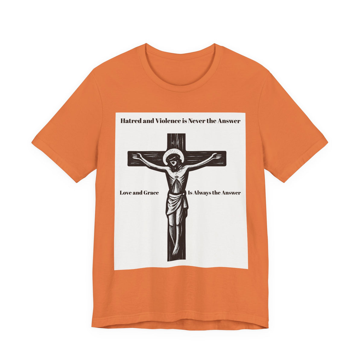 Jesus Crucifix T‑Shirt — Christian Faith Graphic Tee for Easter & Church