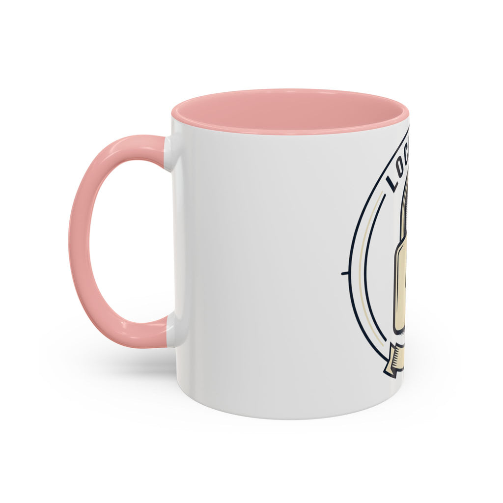 Locked In Accent Coffee Mug — 'Locked In' Motivational Coffee Cup (11/15oz)