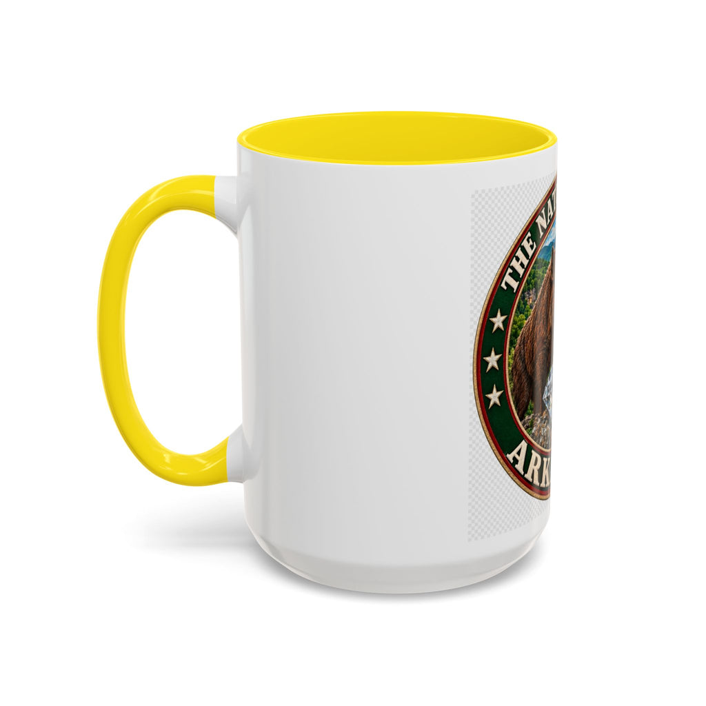 Arkansas State Mug - "The Natural State" Wild Boar, Diamond & Apple Blossom Coffee Cup (11/15oz)