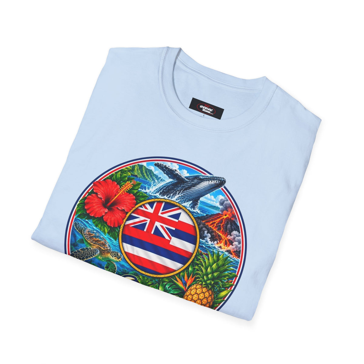 Hawaii Island Vintage Badge T‑Shirt