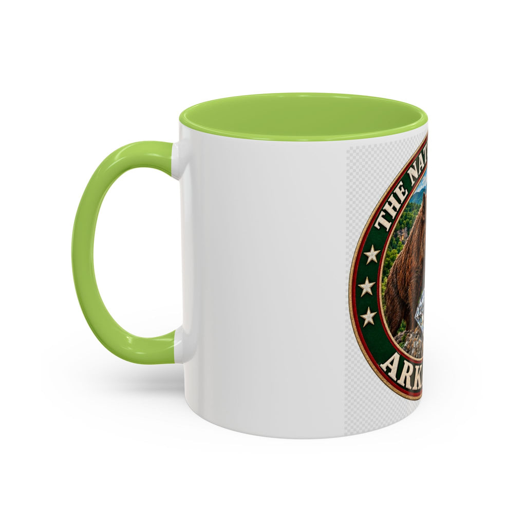 Arkansas State Mug - "The Natural State" Wild Boar, Diamond & Apple Blossom Coffee Cup (11/15oz)