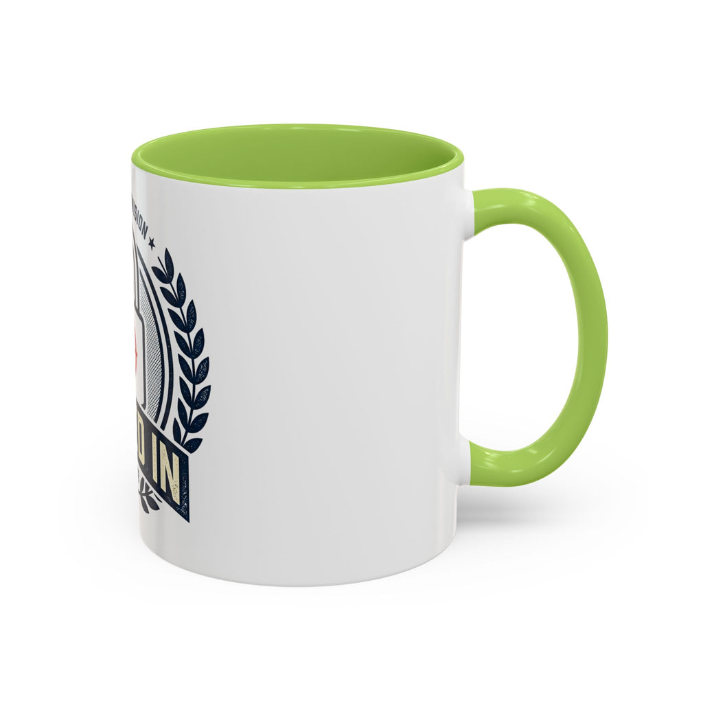 Locked In Accent Coffee Mug — 'Locked In' Motivational Ceramic Mug (11/15 oz)