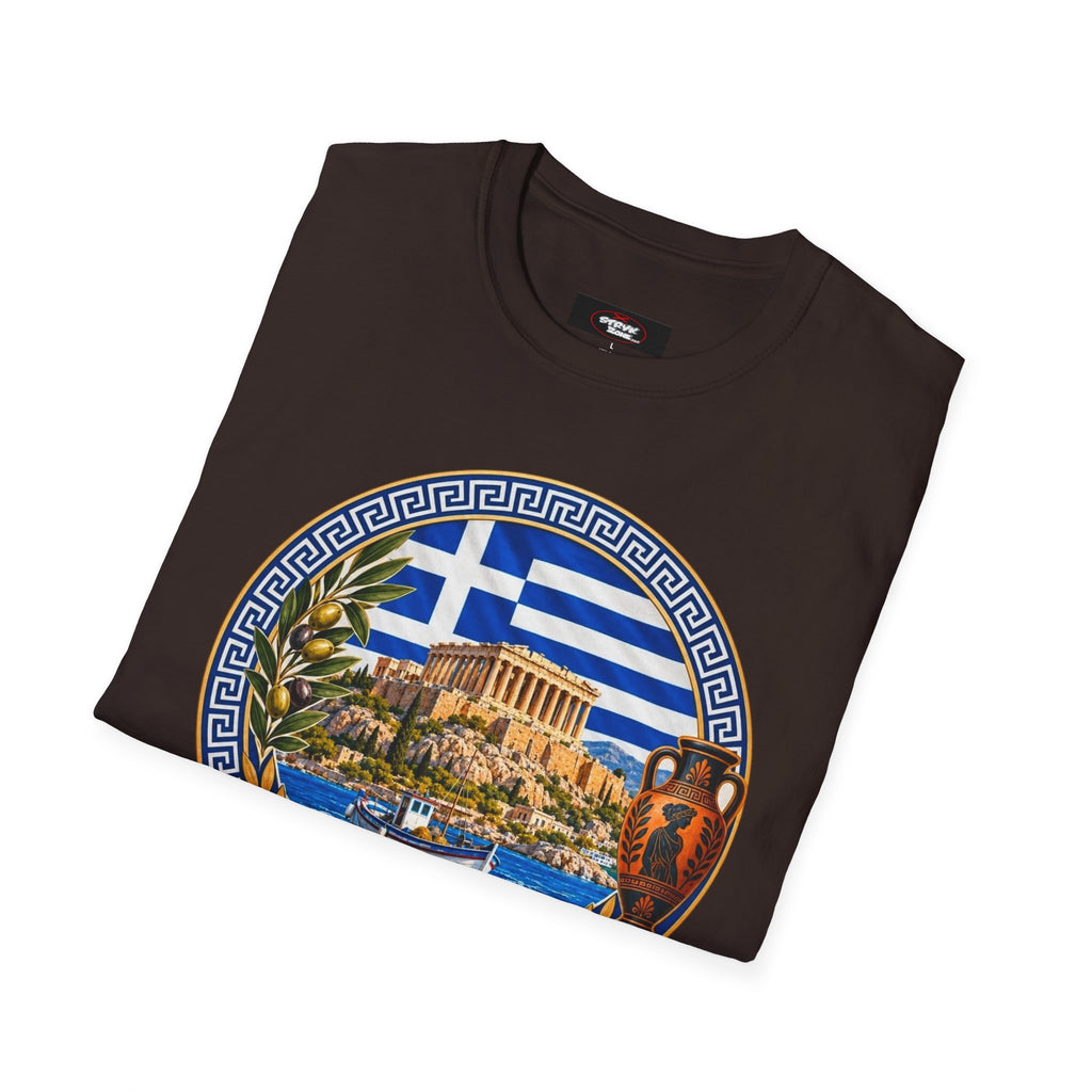 Greece Vintage Travel T-Shirt — Athens Parthenon Souvenir Tee