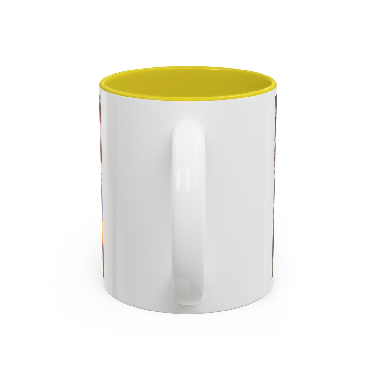 Patriotic USA Collage Mug — Statue of Liberty, Capitol & American Flag (Two-Tone)