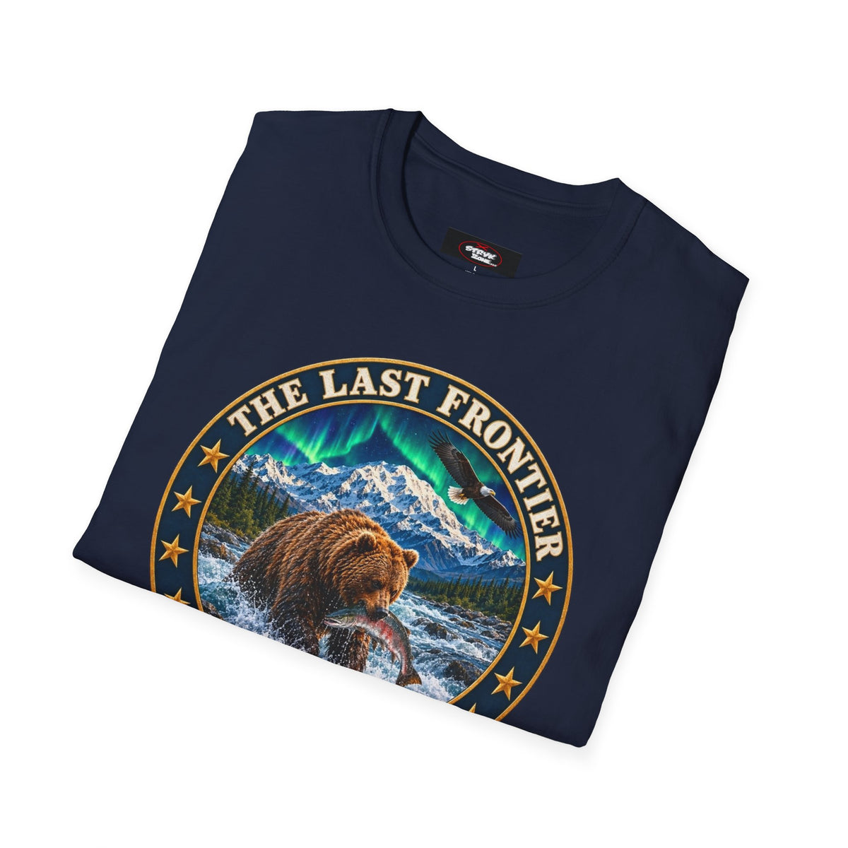 Alaska Bear T-Shirt — "The Last Frontier" Wilderness Graphic Tee