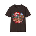 Denmark Travel T-Shirt — Copenhagen Landmarks & Viking Collage Tee