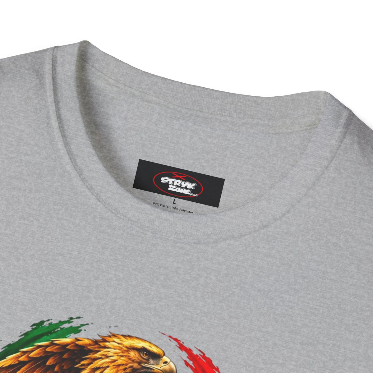 Mexico Heritage T-Shirt — Mexican Eagle, Guitar & Cactus Graphic